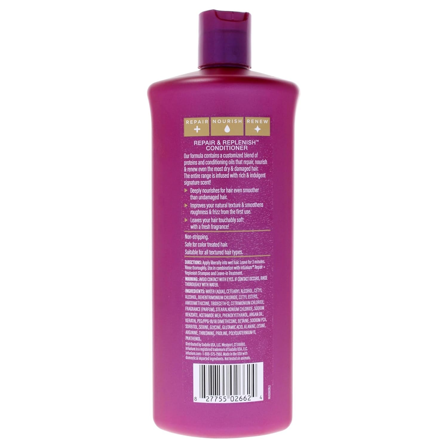 Moisturize and Replenish Conditioner - Hair Conditioner for Dry Hair - with Avocado and Olive Oils - Conditioner for Women - 1 L