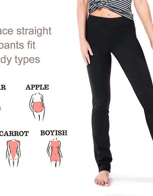Load image into Gallery viewer, 27&quot;/29&quot;/31&quot;/33&quot;/35&quot;/37&quot; Women&#39;S Straight Leg Yoga Pants Workout Pants
