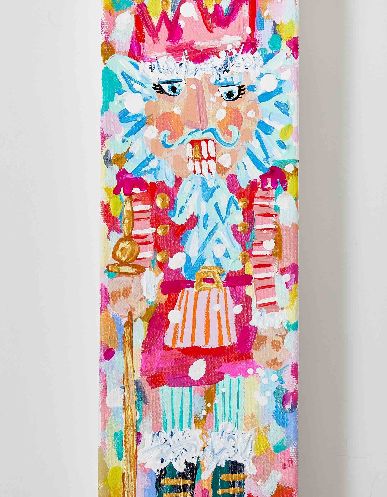 Dixon Nutcracker Decor Painting: 3x9