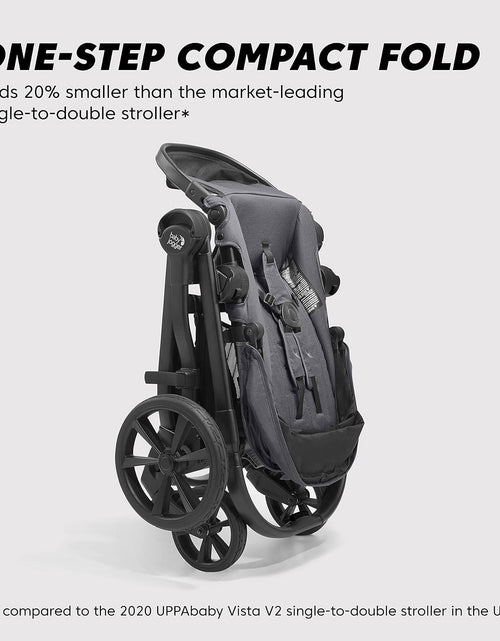 Load image into Gallery viewer, City Select 2 Single-To-Double Modular Travel System Includes City GO 2 Infant Car Seat Radiant Slate
