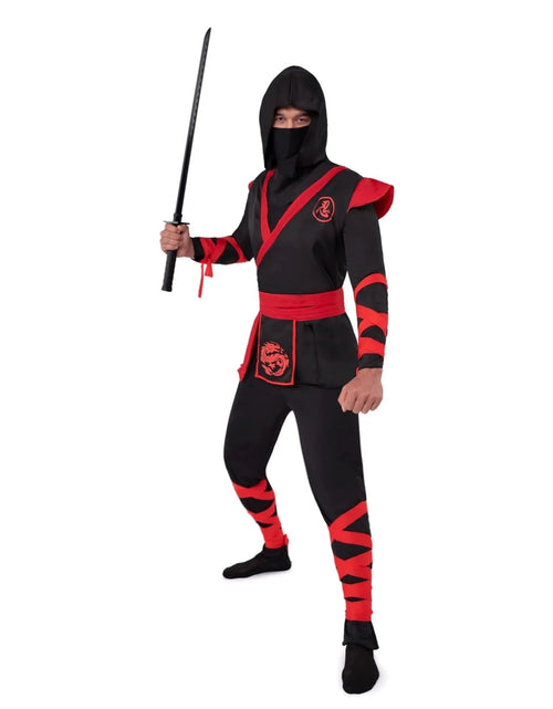 Load image into Gallery viewer, Men Ninja Costume, Halloween Ninja Costume Adult for Halloween Costume Cosplay Party
