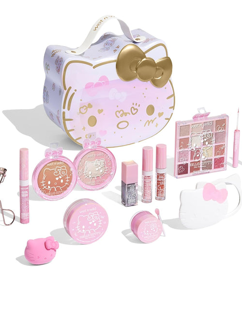 Load image into Gallery viewer, Hello Kitty PR Box, Makeup Set with Versatile Unique Looks, 2-Layered Keepsake Box, Buildable &amp; Blendable Formulas, Cruelty-Free &amp; Vegan

