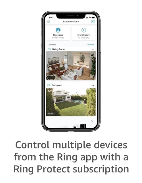 Load image into Gallery viewer, Stick up Cam Plug-In | Weather-Resistant Outdoor Camera, Live View, Color Night Vision, Two-Way Talk, Motion Alerts, Works with Alexa | White
