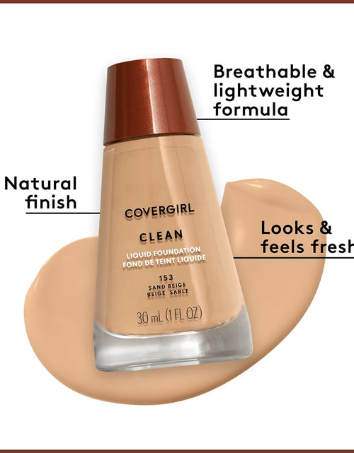 Load image into Gallery viewer, , Clean Makeup Foundation, Natural Beige, 1 Oz, 1 Count (Packaging May Vary)
