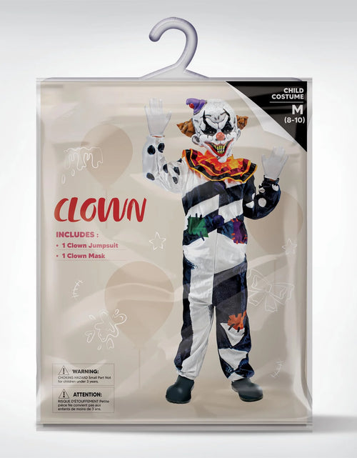 Load image into Gallery viewer, Scary Clown Costume for Kids, Halloween Costume for Boys, Clown Halloween Outfit Set Fancy Dress Cosplay

