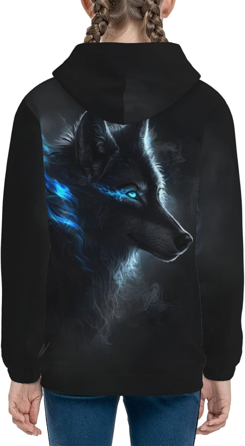Kids Novelty 3D Printed Sweatshirt Girl Boy Galaxy Pullover Hoodies