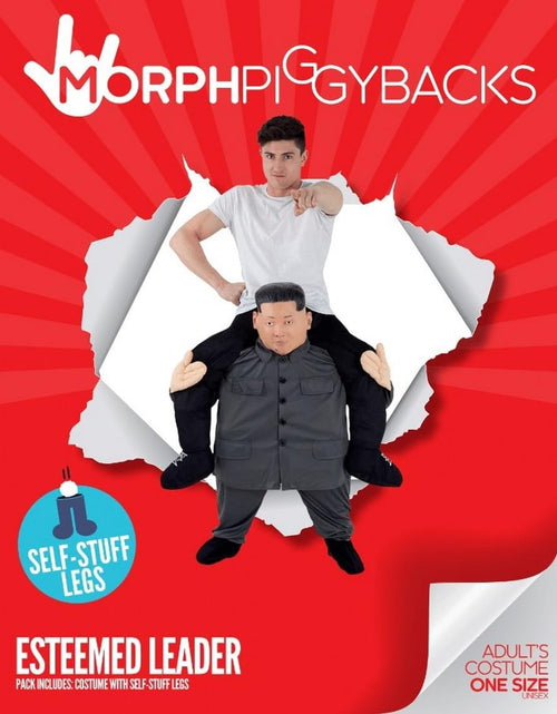 Load image into Gallery viewer, One Size Fits Most Piggyback, Leader Kim Jong Un
