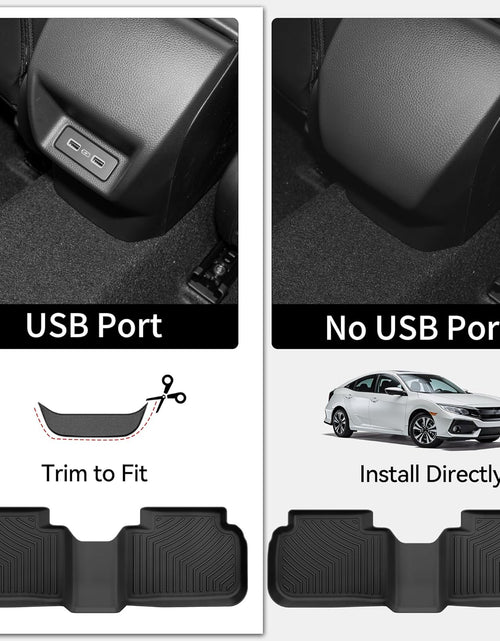 Load image into Gallery viewer, Floor Mats Fit for Honda Civic 2022-2026 / Acura Integra 2023-2025,All Weather Custom Fit Heavy Duty Floor Liners 1St &amp; 2Nd Row Set (Not for Coupe Models)
