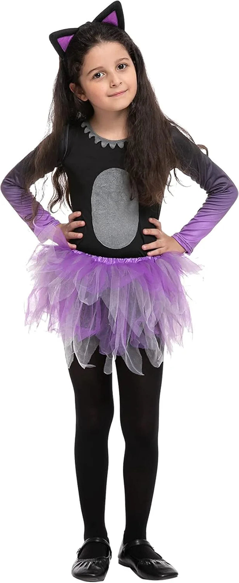 Halloween Children Girls Tutu Cat Skirt Cute Animal Costume for Kids Halloween Dress up Party