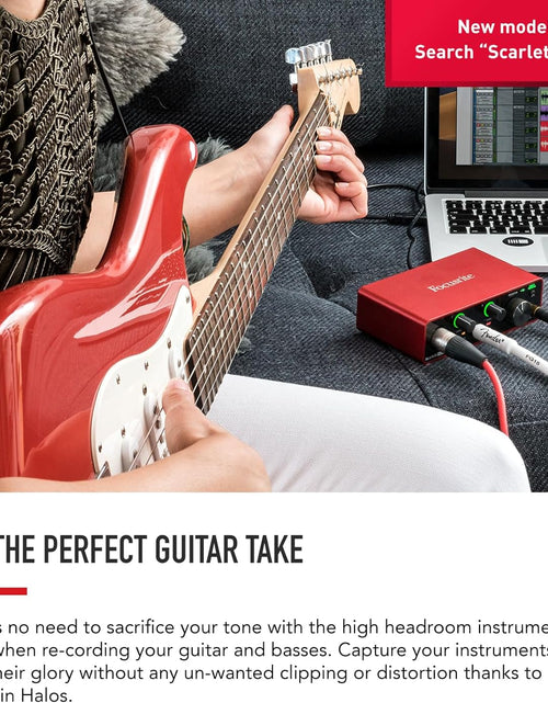Load image into Gallery viewer, Scarlett Solo Studio 3Rd Gen USB Audio Interface Bundle for the Guitarist, Vocalist or Producer with Condenser Microphone and Headphones for Recording, Songwriting, Streaming and Podcasting
