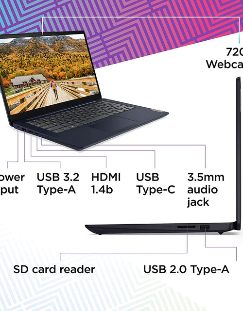 Load image into Gallery viewer, Ideapad 3 Laptop, 14.0&quot; FHD Display, AMD Ryzen 5 5500U, 8GB RAM, 256GB Storage, AMD Radeon 7 Graphics, Windows 11 Home, Abyss Blue
