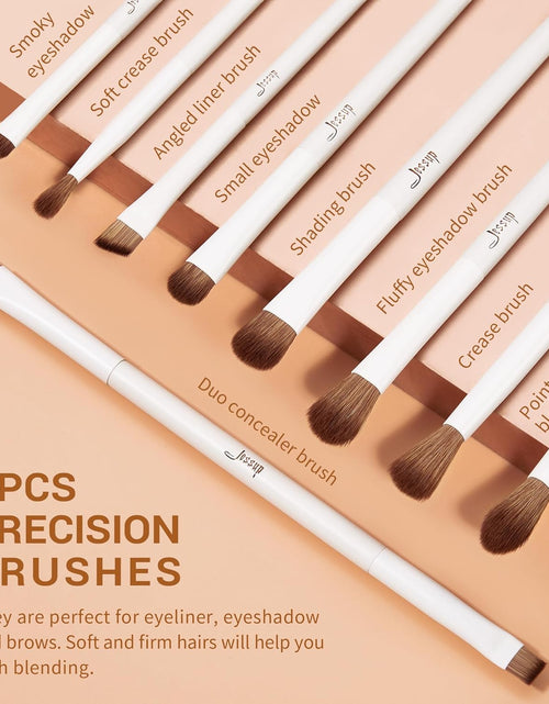 Load image into Gallery viewer, Makeup Brushes 14Pcs Makeup Brush Set Premium Synthetic Powder Foundation Contour Blush Concealer Eye Shadow Blending Liner Make up Brush Kit Light Grey T329

