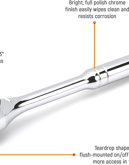 Load image into Gallery viewer, 3 Piece 1/4&quot;, 3/8&quot; &amp; 1/2&quot; Drive 84 Tooth Full Polish Teardrop Ratchet Set - 81206A-07
