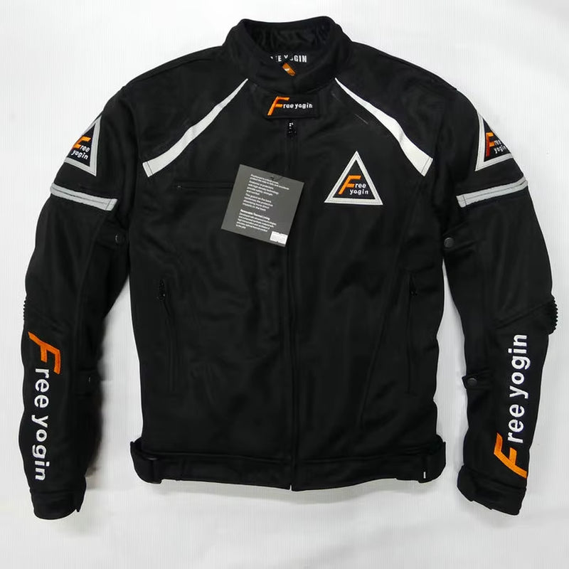 Summer Motorcycle Riding Clothing Men'S Motorcycle Mesh Thin Breathable Racing Clothing Knight Clothing Fall Prevention Clothing
