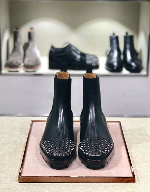 Load image into Gallery viewer, Men&#39;s High-Top Leather Business Casual Shoes (2020 Style)
