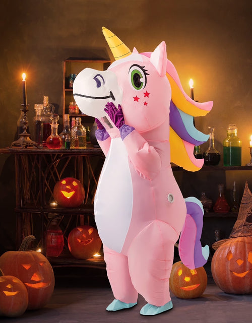 Load image into Gallery viewer, Inflatable Costume for Adults, Full Body Unicorn Air Blow-Up Halloween Costume Dress Up
