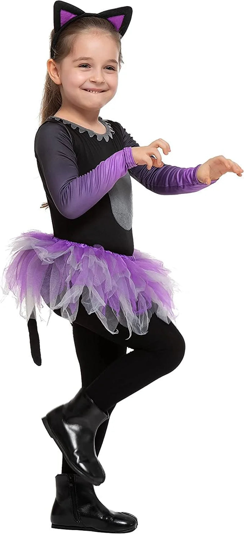 Halloween Children Girls Tutu Cat Skirt Cute Animal Costume for Kids Halloween Dress up Party