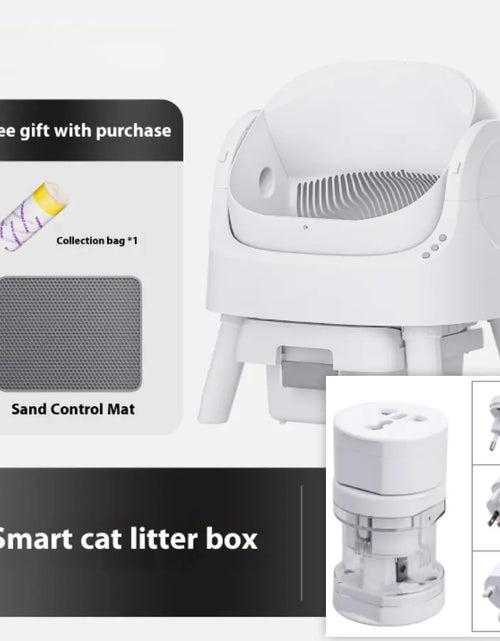 Load image into Gallery viewer, Open Automatic Self-Cleaning Litter Box (White)
