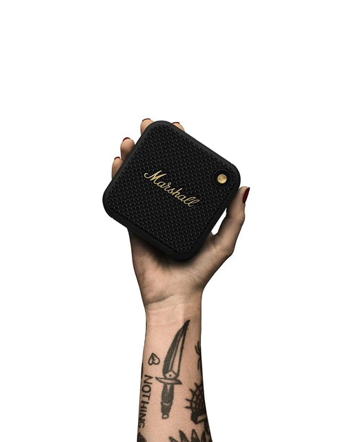 Load image into Gallery viewer, Certified Refurbished - Marshall - Willen BT Portable Speaker - Black &amp; Brass
