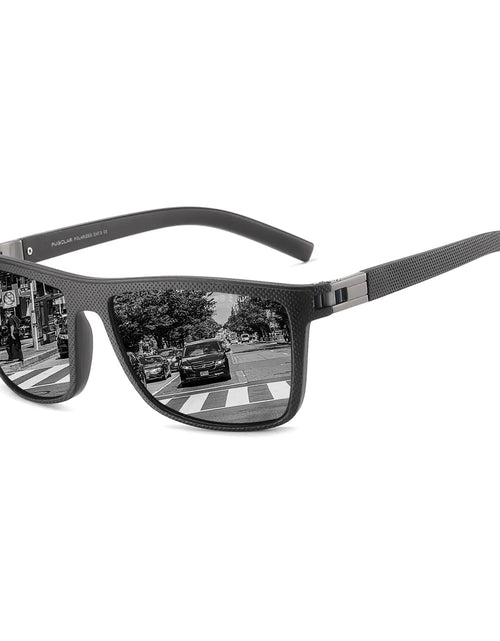 Load image into Gallery viewer, PUKCLAR Polarized Sunglasses for Men Lightweight TR90 Frame UV400 Protection Square Sun Glasses
