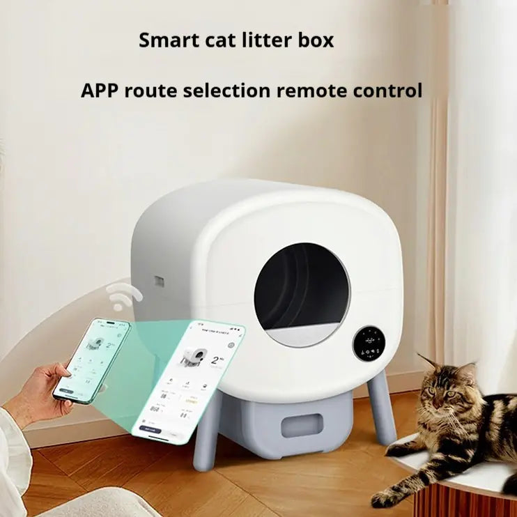 Smart Automatic Self-Cleaning Cat Litter Box