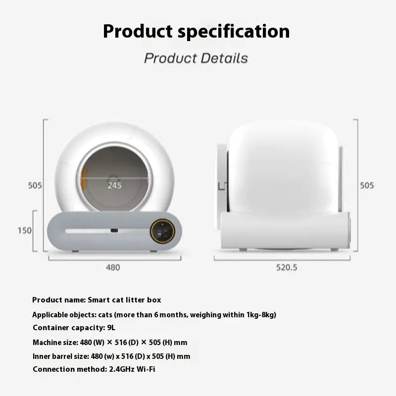 Automatic Smart Litter Box for Cats