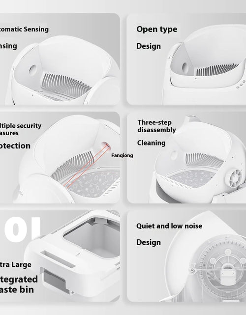Load image into Gallery viewer, Open Automatic Self-Cleaning Litter Box (White)
