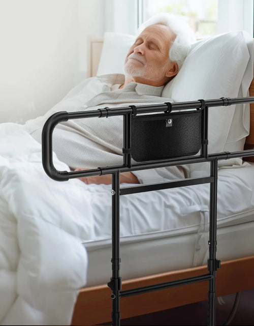 Load image into Gallery viewer, FORTEMOTUS Bed Rails for Elderly Adults Safety - Adjustable Heights&amp; Extendable Bed Side Rail Foldable Bed Assist Bar Heavy Duty for Senior Fits King Queen Full Twin for 10~16 Mattress
