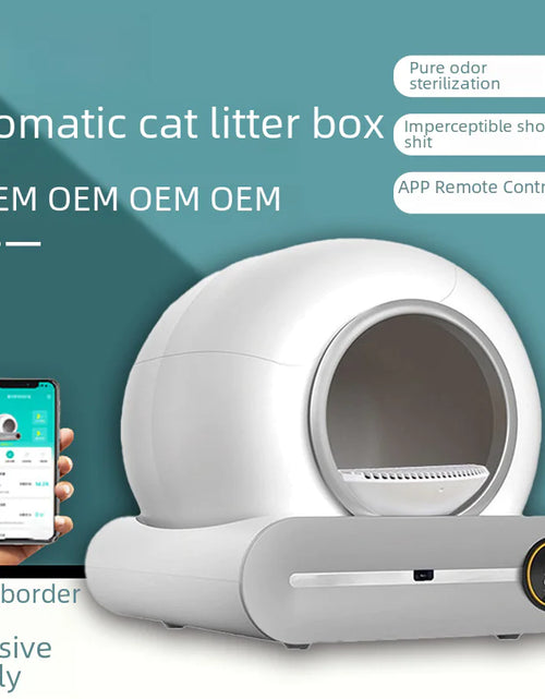 Load image into Gallery viewer, Automatic Cat Litter Box with Odor Control (Large)
