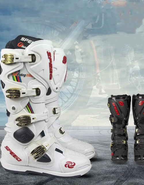 Load image into Gallery viewer, Super Wear-Resistant Anti-Drop Motorcycle Racing Boots
