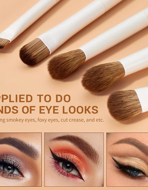 Load image into Gallery viewer, Makeup Brushes 14Pcs Makeup Brush Set Premium Synthetic Powder Foundation Contour Blush Concealer Eye Shadow Blending Liner Make up Brush Kit Light Grey T329
