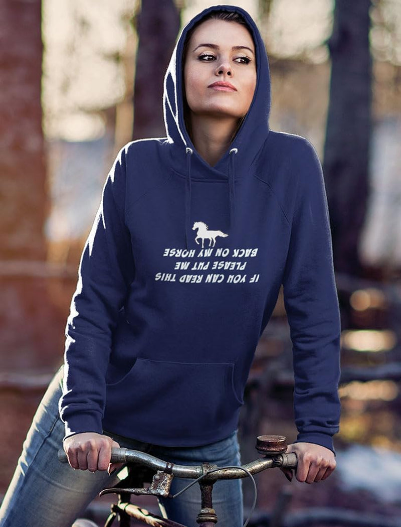 Horse Riding Hoodie for Women and Teen Girls - Equestrian Gift Idea for Riders, Barn Lovers & Horseback Fans