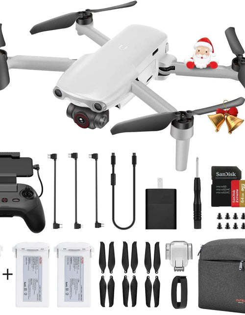 Load image into Gallery viewer, Robotics EVO Nano plus Premium Bundle,249G Mini Professional Drone with 4K RYYB HDR Camera, 50 MP Photos, 1/1.28&quot; CMOS, No Geo-Fencing, EVO Nano+ Extra 64G SD Fly More Combo (White)
