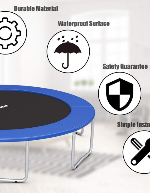 Load image into Gallery viewer, Trampoline Pad, 8Ft 10Ft 12Ft 14Ft 15Ft 16Ft Trampoline Replacement Safety Pad, No Holes for Pole, Waterproof Trampoline Accessories Spring Cover
