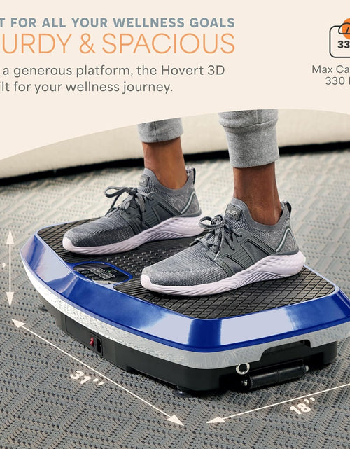 Load image into Gallery viewer, Hovert 3D Heavy Duty Vibration Plate Machine – Sturdy Dual Motor Platform with Lateral &amp; 3D Motion – Full Body Workout for Strength, Balance, Recovery &amp; Circulation
