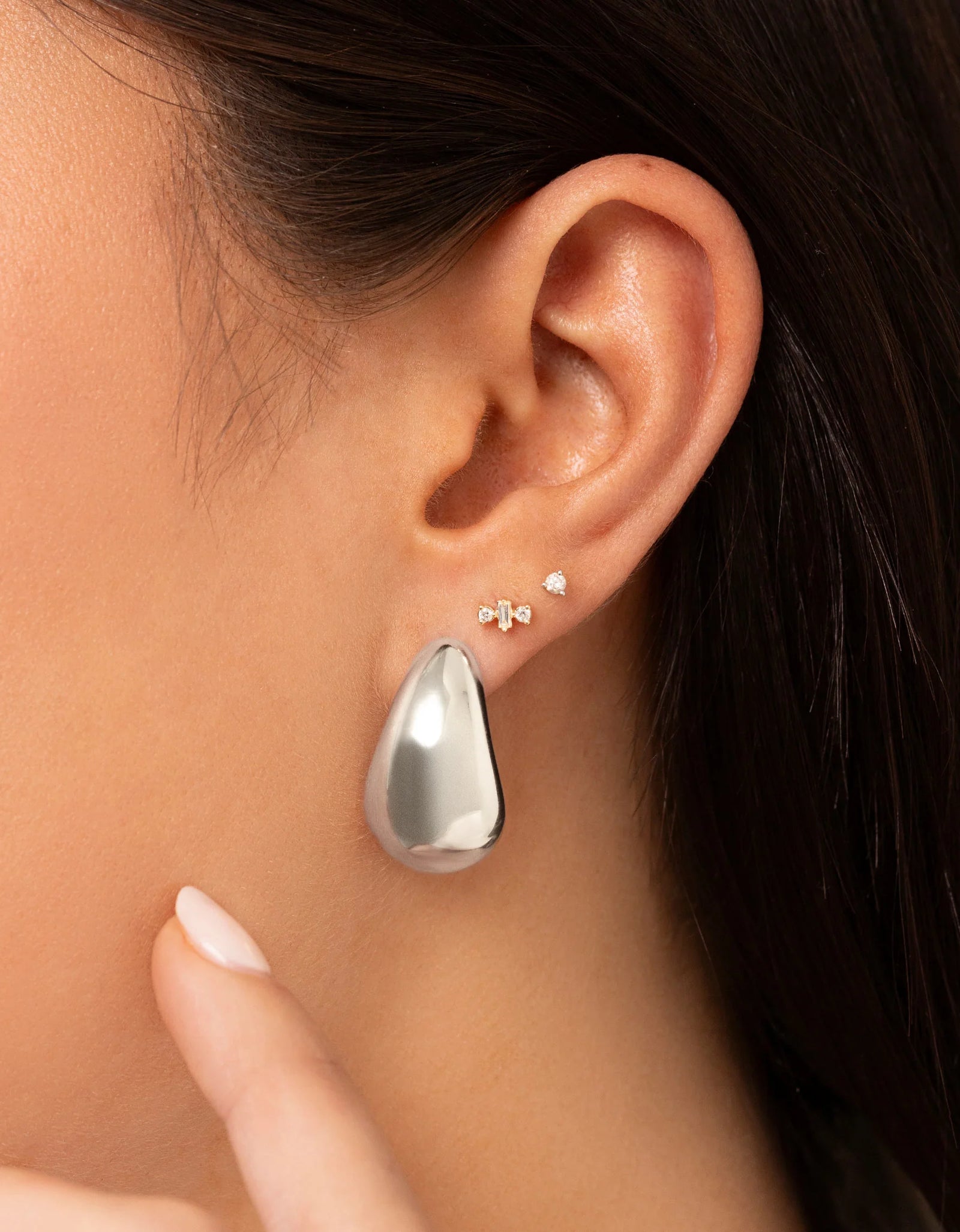 Gold Cloud Earrings