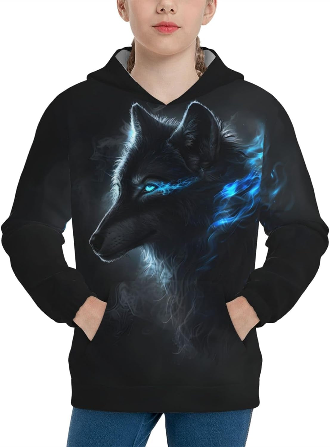 Kids Novelty 3D Printed Sweatshirt Girl Boy Galaxy Pullover Hoodies