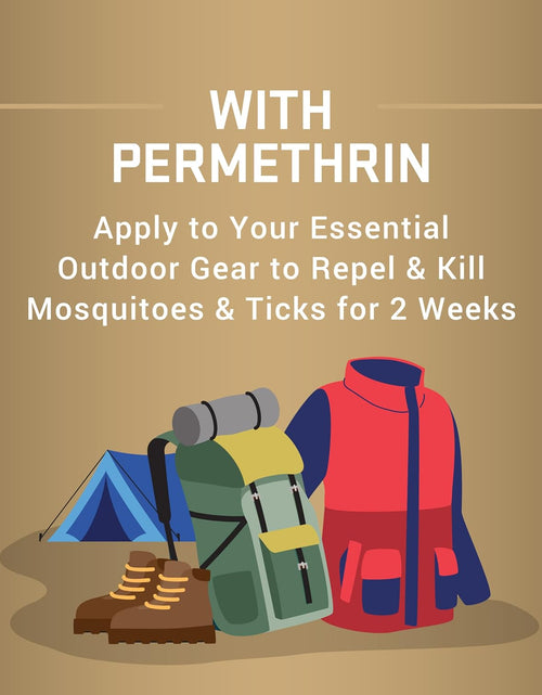 Load image into Gallery viewer, Permethrin Clothing &amp; Gear Insect lent, Use on Outdoor Gear, Tents and Sleeping Bags, s Mosquitoes, Ticks, Mites, (Aerosol Spray), 6.5 Fl Oz (Pack of 6)

