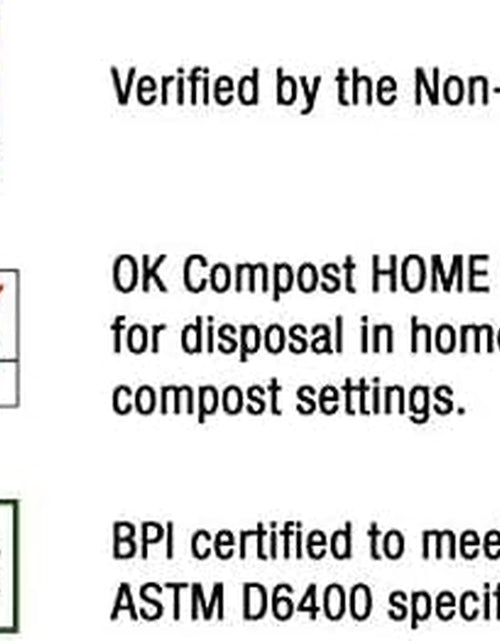 Load image into Gallery viewer, 13 Gallon Tall Kitchen Compostable Trash Bags by , 48 Count, BPI Certified, Meets ASTM D6400 Standards, Made in USA, Food Scrap Bin Liners
