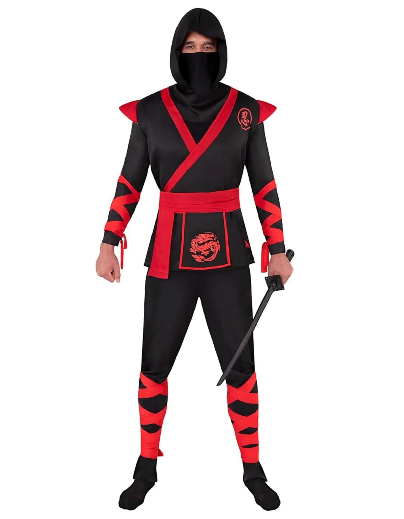 Men Ninja Costume, Halloween Ninja Costume Adult for Halloween Costume Cosplay Party