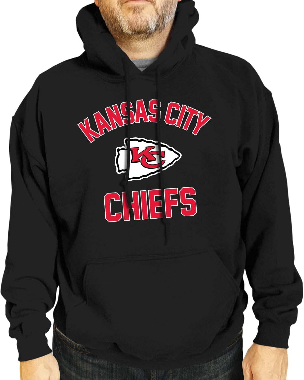 NFL Adult Gameday Hooded Sweatshirt - Poly Fleece Cotton Blend - Stay Warm and Represent Your Team in Style