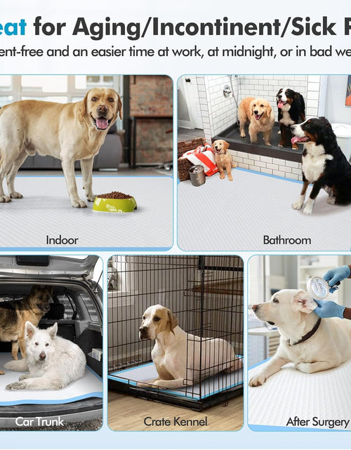 Load image into Gallery viewer, XXXXL 36&quot;X36&quot; Thicken Heavy Absorbency Dog Pad Extra Large- Jumbo Disposable Polymer Quick Dry No Leaking Pee Pads for Dogs, Cats, Rabbits Pets 30 Counts
