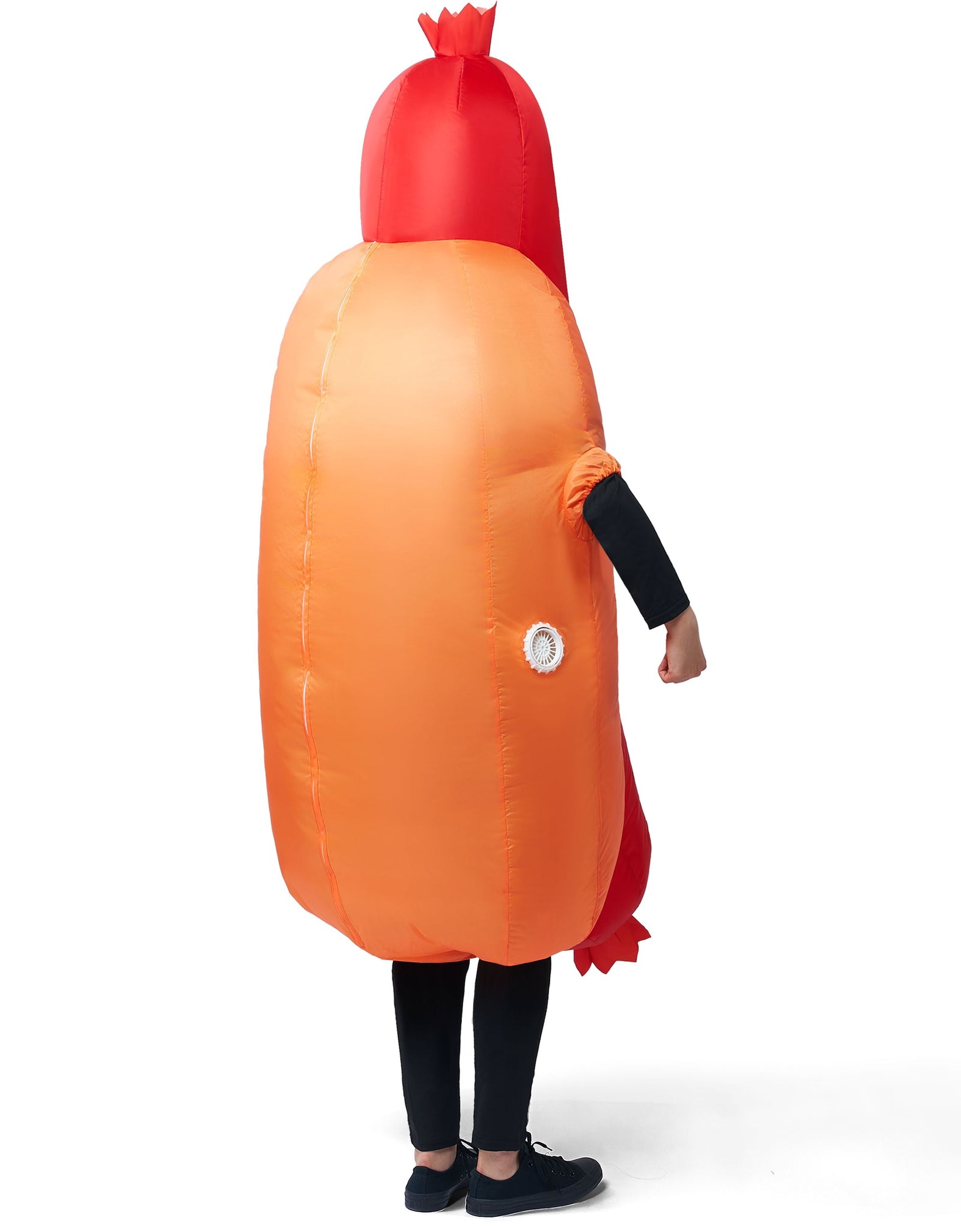 Adult Inflatable Costume, Full Body Hot Dog Inflatable Costume, Food Themed Halloween Costume, Perfect for Halloween Role Playing Party