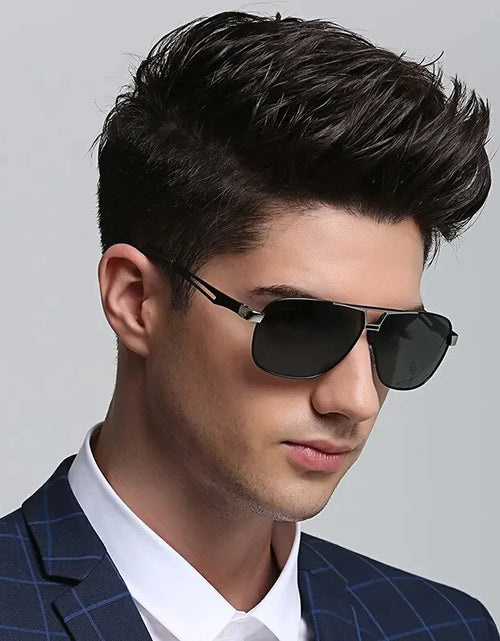 Load image into Gallery viewer, Mens Polarized Pilot Sunglasses Outdoor Driving UV400 Sun Glasses Sport Eyewear
