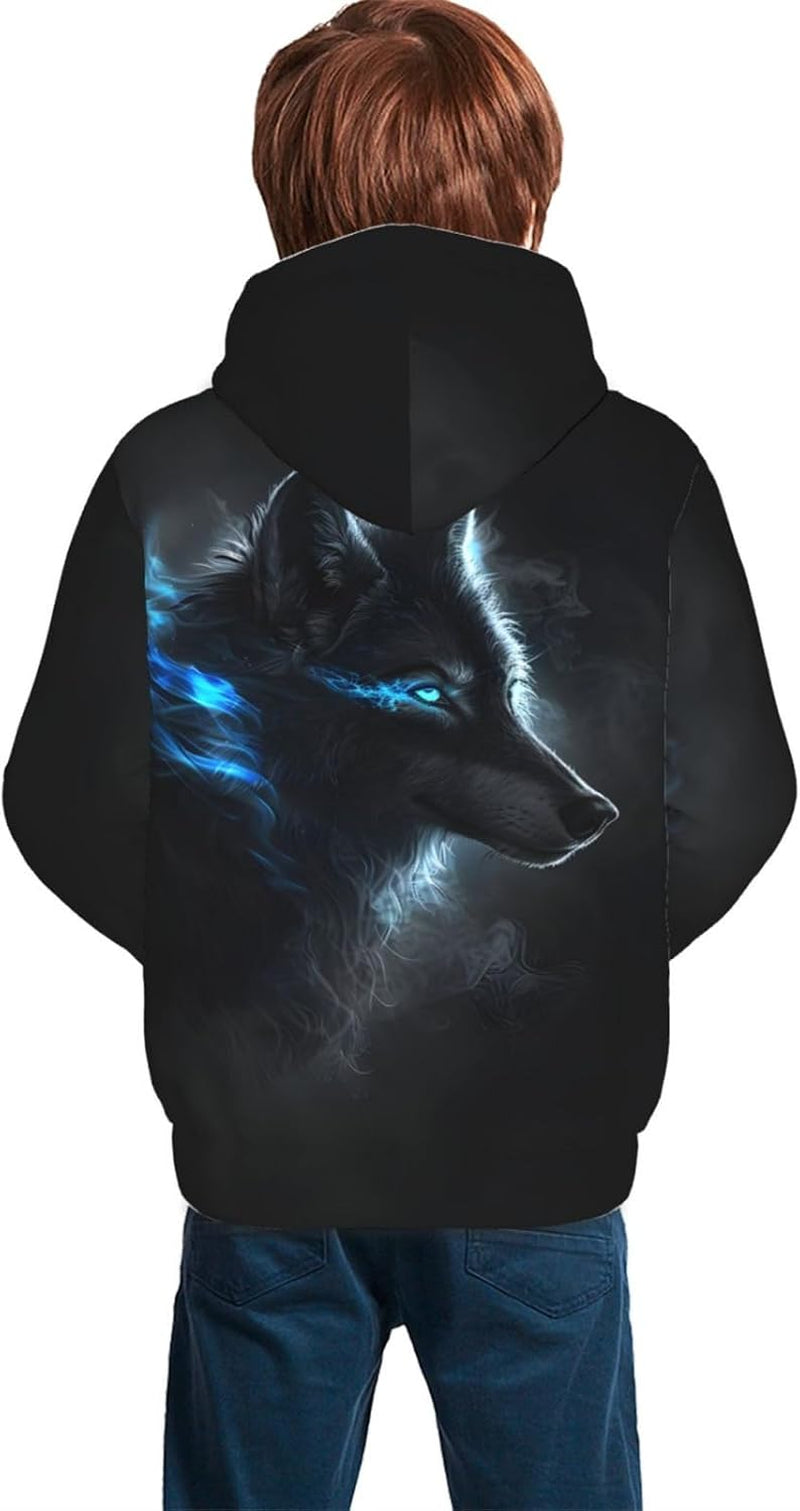 Kids Novelty 3D Printed Sweatshirt Girl Boy Galaxy Pullover Hoodies