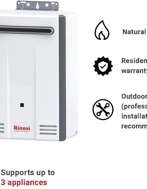 Load image into Gallery viewer, V53Den Natural Gas Tankless Water Heater - 5.3 GPM, Outdoor Installation
