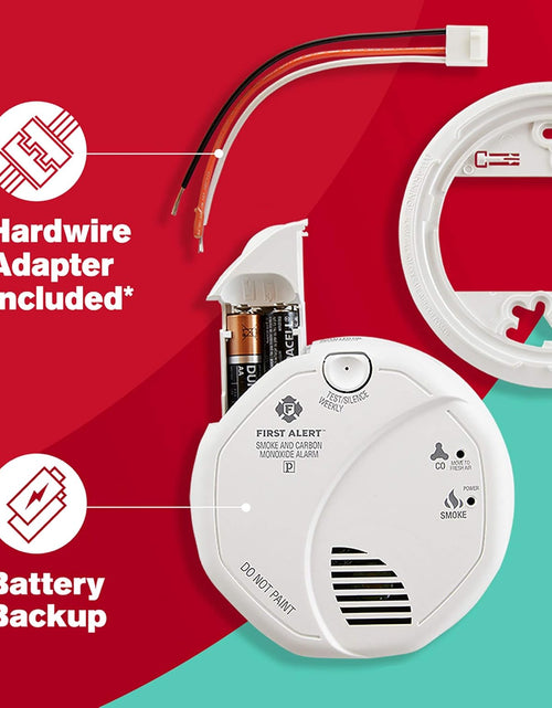 Load image into Gallery viewer, BRK SC7010B-3 Hardwired Smoke and Carbon Monoxide (CO) Detector with Battery Backup, 3-Pack
