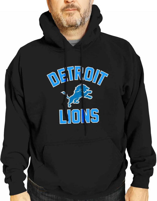 Load image into Gallery viewer, NFL Adult Gameday Hooded Sweatshirt - Poly Fleece Cotton Blend - Stay Warm and Represent Your Team in Style

