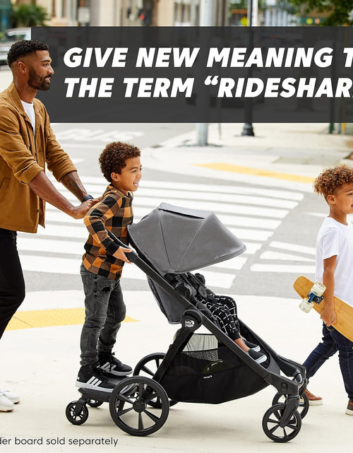 Load image into Gallery viewer, City Select 2 Single-To-Double Modular Travel System Includes City GO 2 Infant Car Seat Radiant Slate
