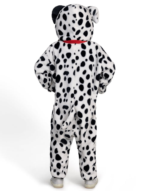 Load image into Gallery viewer, Kids Dalmatian Puppy Costume, Halloween Puppy Costume, Halloween Trick or Treat Party Dress Up, Ages 5-12
